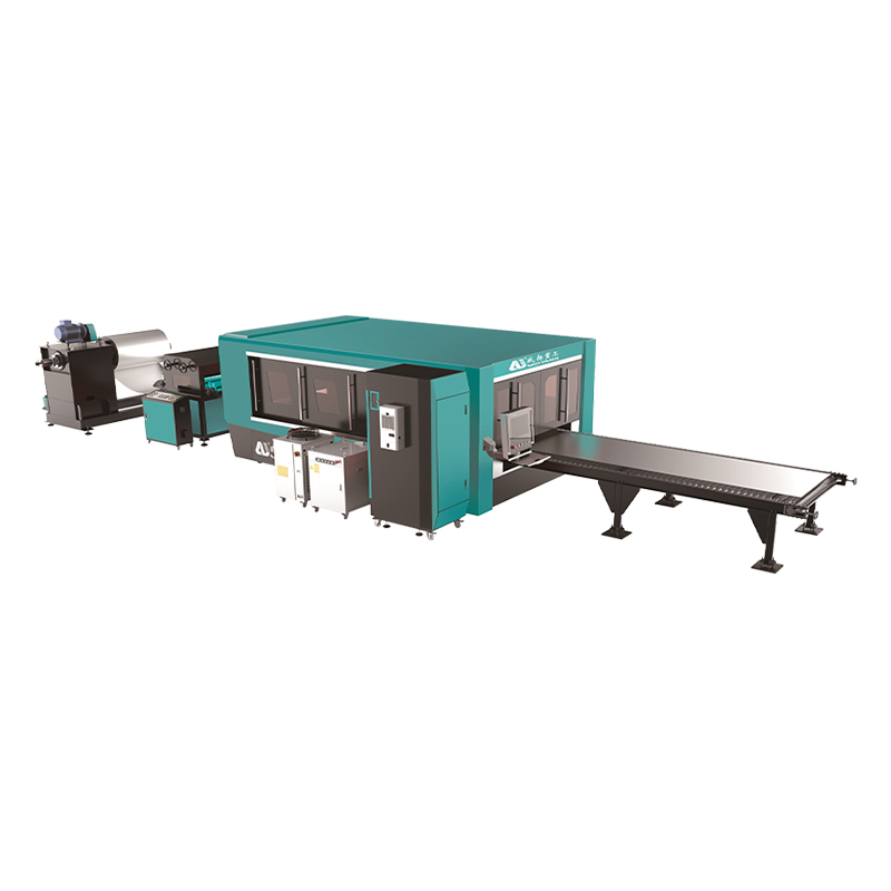Máquina de corte a laser para corte de material de bobina